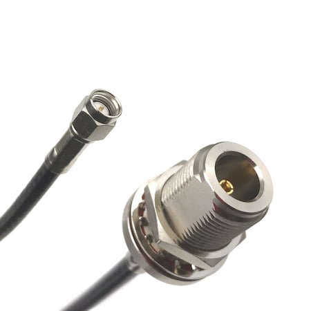 RG-58C Coax Cbl Assmbly W/SMA (Male) To N-Type (Female ) Cnnctrs, 50 Ohm Impedance, 20FT Lngth